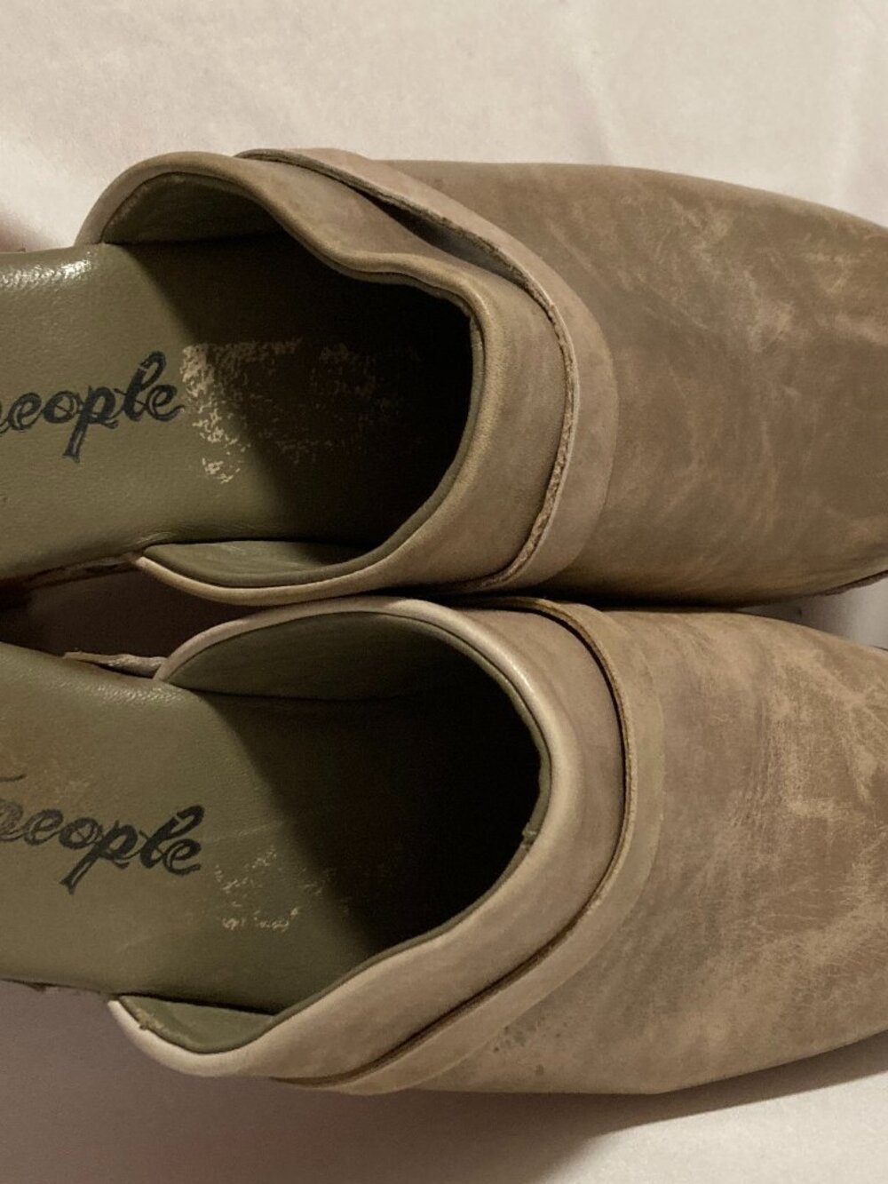 Free People Calabasas Studded Leather Mule Clog Size 38.5 - Picture 7 of 9